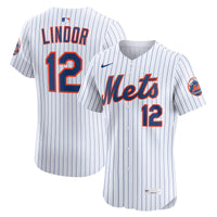 Francisco Lindor New York Mets Baseball Jersey, White Elite Sportswear Jersey Shirt, Lightweight Breathable Athletic Jersey, Casual Gift for Men