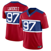 Dexter Lawrence II New York Giants Football Jersey, Red Sportswear Jersey Shirt, Lightweight Breathable Athletic Jersey, Casual Gift for Men