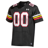 Maryland Terrapins Football Jersey, Black Sportswear Jersey Shirt, Lightweight Breathable Athletic Jersey, Casual Gift for Men, Style 200599492