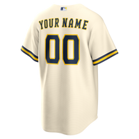 Milwaukee Brewers Baseball Jersey, Cream Replica Home Sportswear Jersey Shirt, Lightweight Breathable Athletic Jersey, Casual Gift for Men