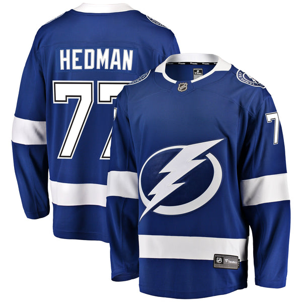 Tampa Bay Lightning Victor Hedman Blue Breakaway Jersey