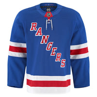 New York Rangers Hockey Jersey, Royal Authentic Sportswear Jersey Shirt, Long Sleeve Hockey Sweater Jersey, Casual Gift for Men, Style 201897978