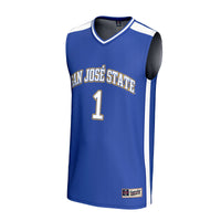 San Jose State Spartans Basketball Jersey, Royal Fashion Sportswear Jersey Shirt, Sleeveless Athletic Tank Jersey, Casual Gift for Men