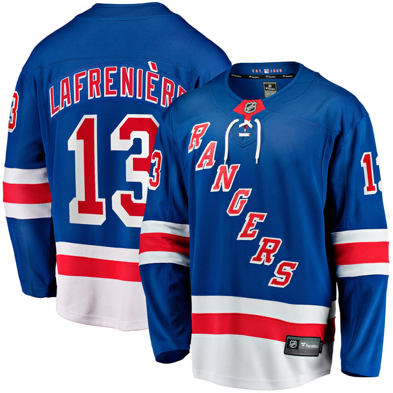 Alexis Lafreniere New York Rangers Hockey Jersey, Sportswear Jersey Shirt, Long Sleeve Hockey Sweater Jersey, Casual Gift for Men, Style 4107069