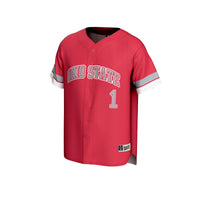 Ohio State Buckeyes Baseball Jersey, Scarlet Fashion Sportswear Jersey Shirt, Lightweight Breathable Athletic Jersey, Casual Gift for Men