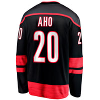 Sebastian Aho Carolina Hurricanes Hockey Jersey, Sportswear Jersey Shirt, Long Sleeve Hockey Jersey, Casual Gift for Men, Style 200119703