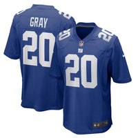 Eric Gray New York Giants Football Jersey, Royal Game Sportswear Jersey Shirt, Lightweight Breathable Athletic Jersey, Casual Gift for Men