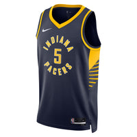 Jarace Walker Indiana Pacers Basketball Jersey, Navy Swingman Sportswear Jersey Shirt, Sleeveless Athletic Tank Jersey, Casual Gift for Men