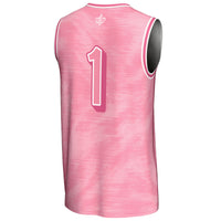 Louisiana Ragin' Cajuns Basketball Jersey, Pink Fashion Sportswear Jersey Shirt, Sleeveless Athletic Tank Jersey, Casual Gift for Men