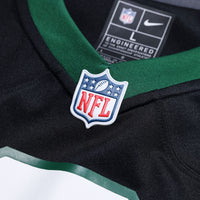New York Jets Football Jersey, Black Game Alternate Sportswear Jersey Shirt, Lightweight Breathable Athletic Jersey, Casual Gift for Men