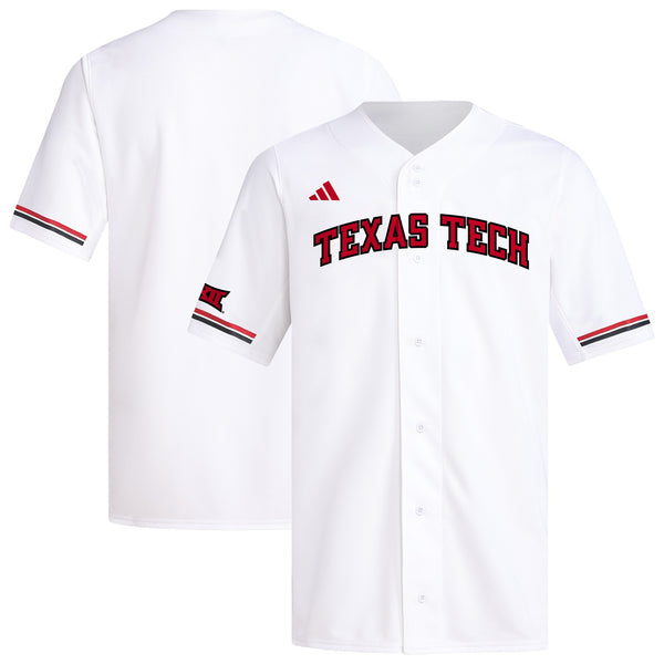 Texas Tech Red Raiders Replica Baseball Jersey - White