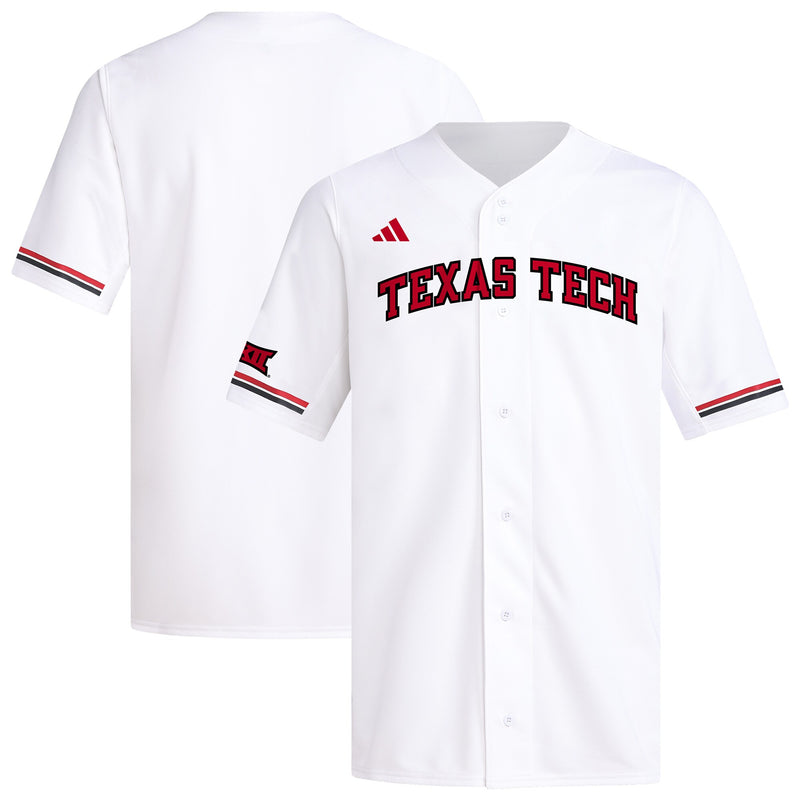 Texas Tech Red Raiders Baseball Jersey, White Replica Sportswear Jersey Shirt, Lightweight Breathable Athletic Jersey, Casual Gift for Men