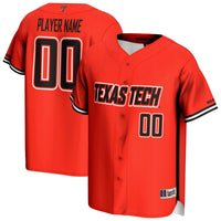 Texas Tech Red Raiders Baseball Jersey, Sportswear Jersey Shirt, Lightweight Breathable Athletic Jersey, Casual Gift for Men, Style 202915978