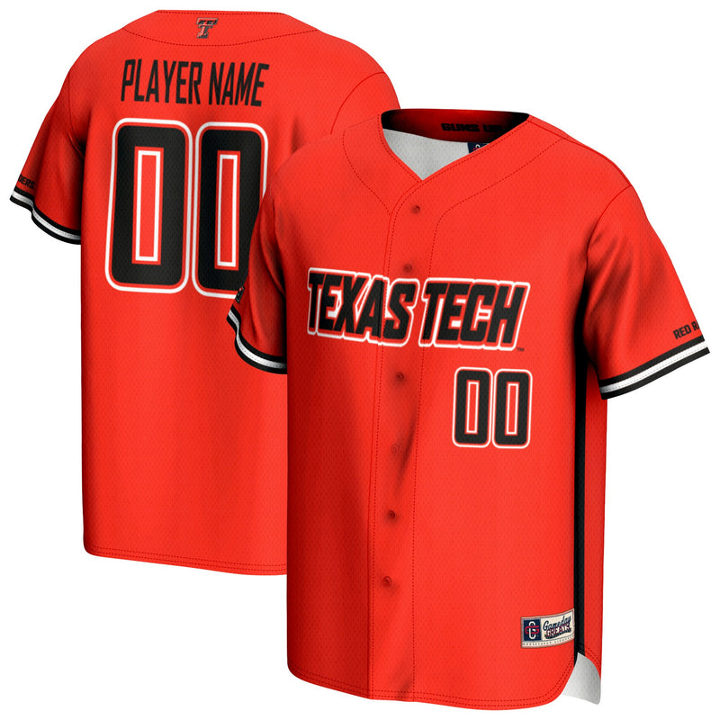 Texas Tech Red Raiders Baseball Jersey, Sportswear Jersey Shirt, Lightweight Breathable Athletic Jersey, Casual Gift for Men, Style 202915978