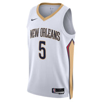 Dejounte Murray New Orleans Pelicans Basketball Jersey, White Sportswear Jersey Shirt, Sleeveless Athletic Tank Jersey, Casual Gift for Men