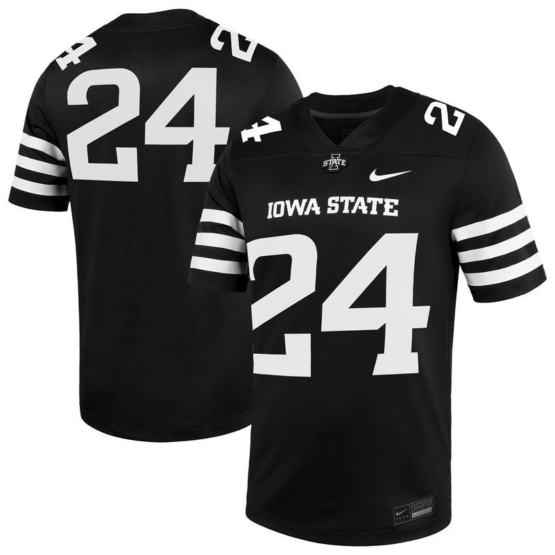 Iowa State Cyclones Football Jersey, Black Sportswear Jersey Shirt, Lightweight Breathable Athletic Jersey, Casual Gift for Men, Style 201905518