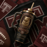 TAMU Reveille - A Portrait Study in Maroon and Gold