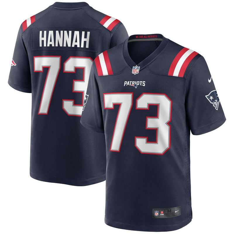 John Hannah New England Patriots Football Jersey, Navy Game Sportswear Jersey Shirt, Lightweight Breathable Athletic Jersey, Casual Gift for Men