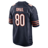 Qadir Ismail Chicago Bears Football Jersey, Navy Game Sportswear Jersey Shirt, Lightweight Breathable Athletic Jersey, Casual Gift for Men