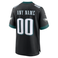 Philadelphia Eagles Football Jersey, Black Game Alternate Sportswear Jersey Shirt, Lightweight Breathable Athletic Jersey, Casual Gift for Men