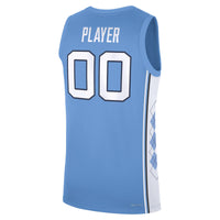 North Carolina Tar Heels Basketball Jersey, Blue Sportswear Jersey Shirt, Sleeveless Athletic Tank Jersey, Casual Gift for Men