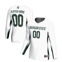 Michigan State Spartans Volleyball Jersey, White Sportswear Jersey Shirt, Lightweight Breathable Athletic Jersey, Casual Gift for Men