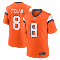 Jarrett Stidham Denver Broncos Football Jersey, Orange Game Sportswear Jersey Shirt, Lightweight Breathable Athletic Jersey, Casual Gift for Men