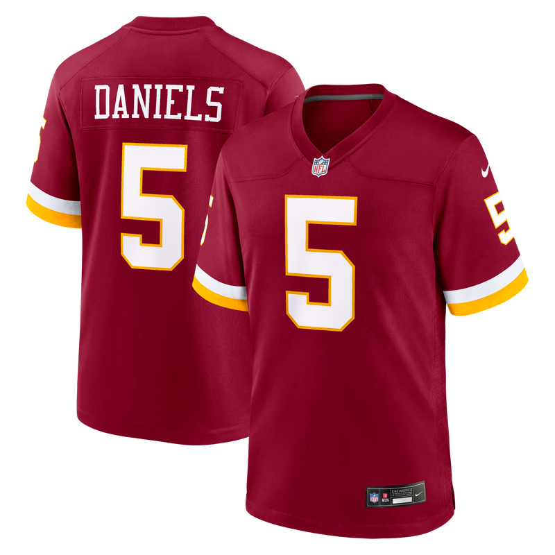Jayden Daniels Washington Commanders Football Jersey, Sportswear Jersey Shirt, Lightweight Athletic Jersey, Casual Gift for Men, Style 203376610