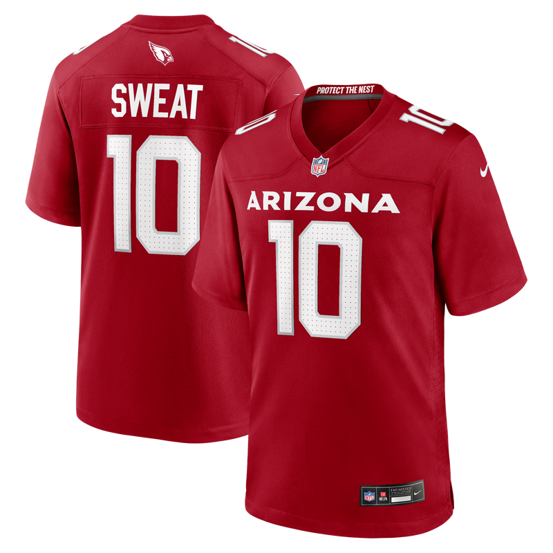 Josh Sweat Arizona Cardinals Football Jersey, Cardinal Game Sportswear Jersey Shirt, Lightweight Breathable Athletic Jersey, Casual Gift for Men