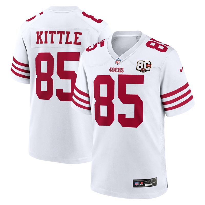 George Kittle San Francisco 49ers Football Jersey, Sportswear Jersey Shirt, Lightweight Athletic Jersey, Casual Gift for Men, Style 204548152