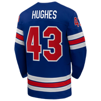 Quinn Hughes Royal US 2026 Home Replica Hockey Jersey, Hockey Sportswear Jersey Shirt, Long Sleeve Hockey Sweater Jersey, Casual Gift for Men