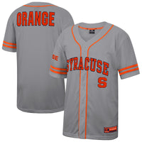 Free Spirited Baseball Jersey, Orange Sportswear Jersey Shirt, Lightweight Breathable Athletic Jersey, Casual Gift for Men