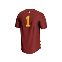 Loyola Chicago Ramblers Soccer Jersey, Maroon Fashion Sportswear Jersey Shirt, Lightweight Breathable Athletic Jersey, Casual Gift for Men