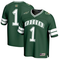 Ohio Bobcats Football Jersey, Green Fashion Lightweight Sportswear Jersey Shirt, Lightweight Breathable Athletic Jersey, Casual Gift for Men
