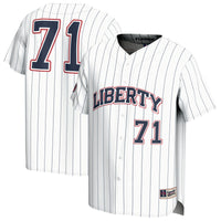 Liberty Flames Lightweight Collegiate Baseball Jersey, Sportswear Jersey Shirt, Lightweight Breathable Athletic Jersey, Casual Gift for Men
