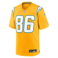 Oronde Gadsden Los Angeles Chargers Football Jersey, Gold Sportswear Jersey Shirt, Lightweight Breathable Athletic Jersey, Casual Gift for Men