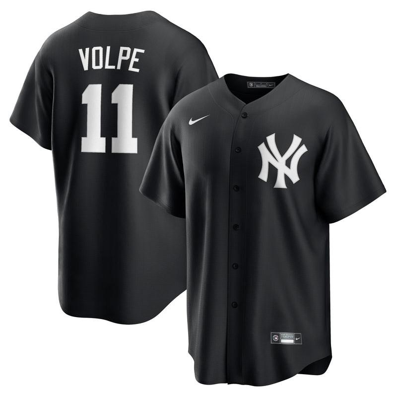 Anthony Volpe New York Yankees Baseball Jersey, Black Sportswear Jersey Shirt, Lightweight Breathable Athletic Jersey, Casual Gift for Men