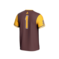 Arizona State Sun Devils Softball Jersey, Maroon Fashion Sportswear Jersey Shirt, Lightweight Breathable Athletic Jersey, Casual Gift for Men