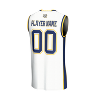 Marquette Golden Eagles Basketball Jersey, White Fashion Sportswear Jersey Shirt, Sleeveless Athletic Tank Jersey, Casual Gift for Men