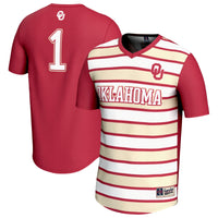 Oklahoma Sooners Soccer Jersey, Crimson Fashion Lightweight Sportswear Jersey Shirt, Lightweight Breathable Athletic Jersey, Casual Gift for Men