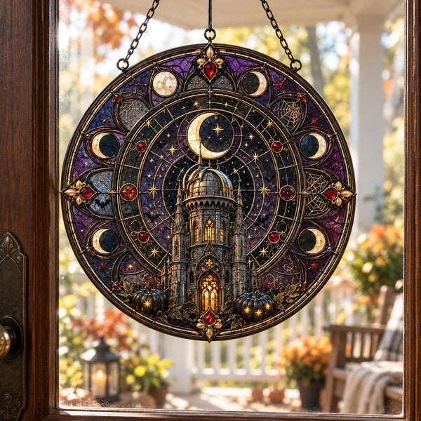 Moonlit Cathedral - A Circular Study in Night and Stillness - main