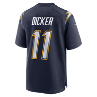 Cameron Dicker Los Angeles Chargers Football Jersey, Navy Sportswear Jersey Shirt, Lightweight Breathable Athletic Jersey, Casual Gift for Men
