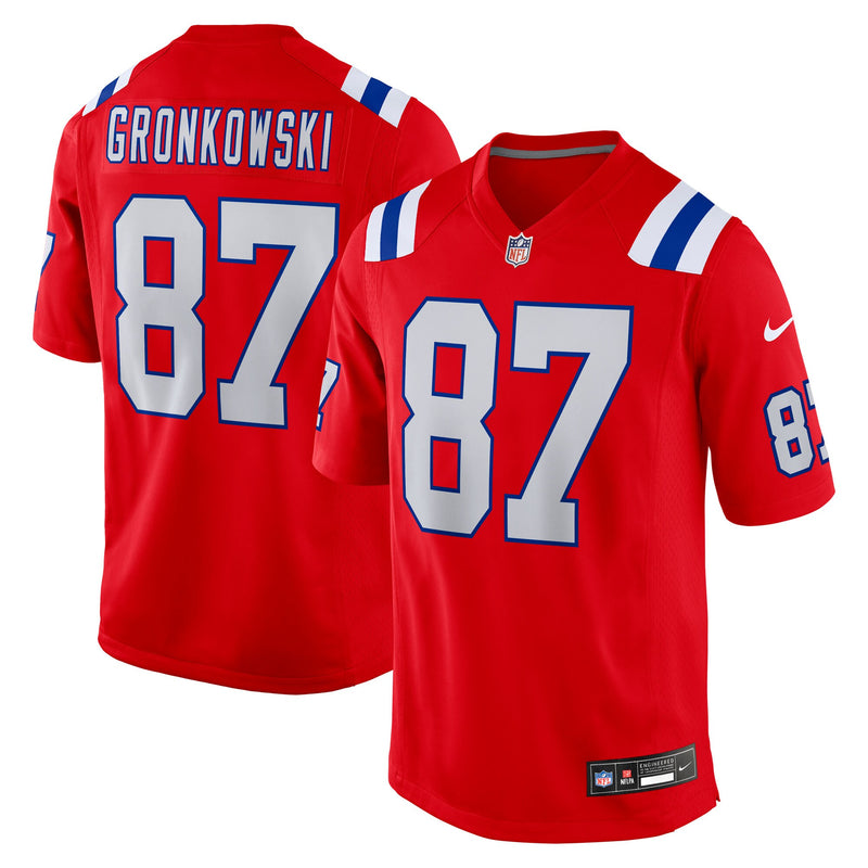 Rob Gronkowski New England Patriots Football Jersey, Red Sportswear Jersey Shirt, Lightweight Breathable Athletic Jersey, Casual Gift for Men