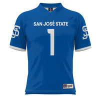 San Jose State Spartans Football Jersey, Royal Sportswear Jersey Shirt, Lightweight Breathable Athletic Jersey, Casual Gift for Men