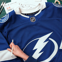 Tampa Bay Lightning Hockey Jersey, Blue Sportswear Jersey Shirt, Long Sleeve Hockey Sweater Jersey, Casual Gift for Men, Style 202056760
