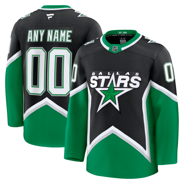 Dallas Stars Black Alternate Premium Custom Jersey