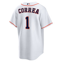 Carlos Correa Houston Astros Baseball Jersey, White Replica Sportswear Jersey Shirt, Lightweight Breathable Athletic Jersey, Casual Gift for Men