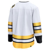 Boston Bruins Hockey Jersey, White Breakaway Sportswear Jersey Shirt, Long Sleeve Hockey Sweater Jersey, Casual Gift for Men, Style 202460165