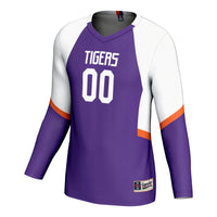 Clemson Tigers Volleyball Jersey, Purple Sportswear Jersey Shirt, Lightweight Breathable Athletic Jersey, Casual Gift for Men, Style 200461851