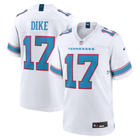 Chimere Dike Tennessee Titans Football Jersey, White Game Sportswear Jersey Shirt, Lightweight Breathable Athletic Jersey, Casual Gift for Men